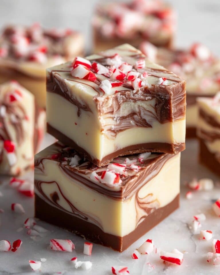 Peppermint Swirl Fudge Recipe