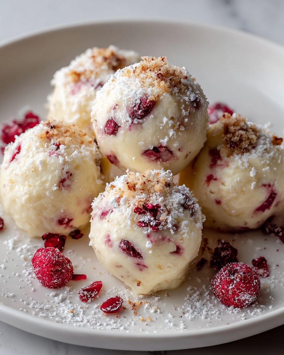 White Chocolate Raspberry Truffles Recipe - Recipe Image