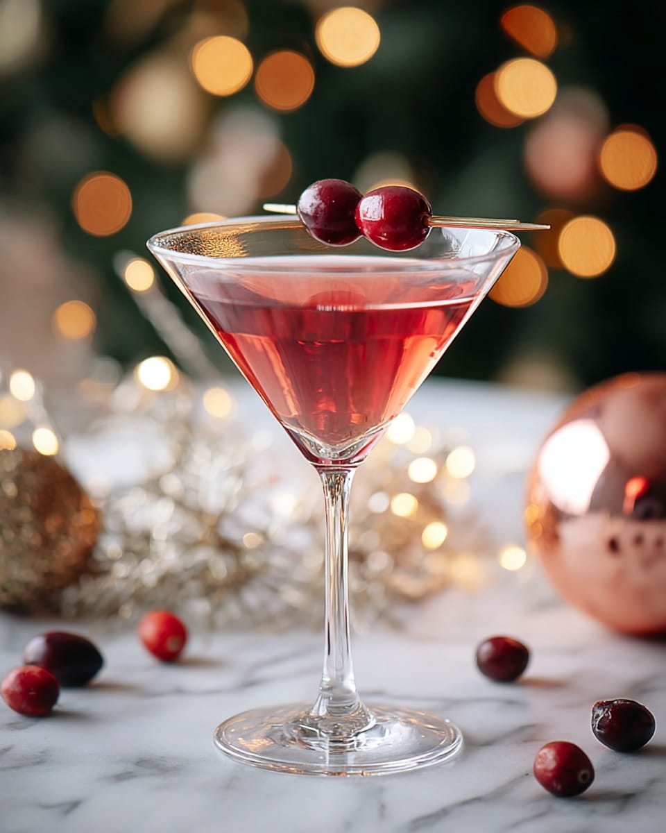Cranberry Martini Recipe - Recipe Image