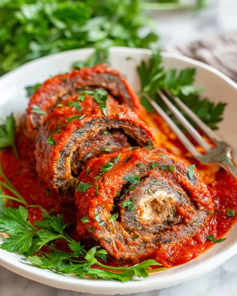Braciole with Tomato Sauce Recipe - Recipe Image