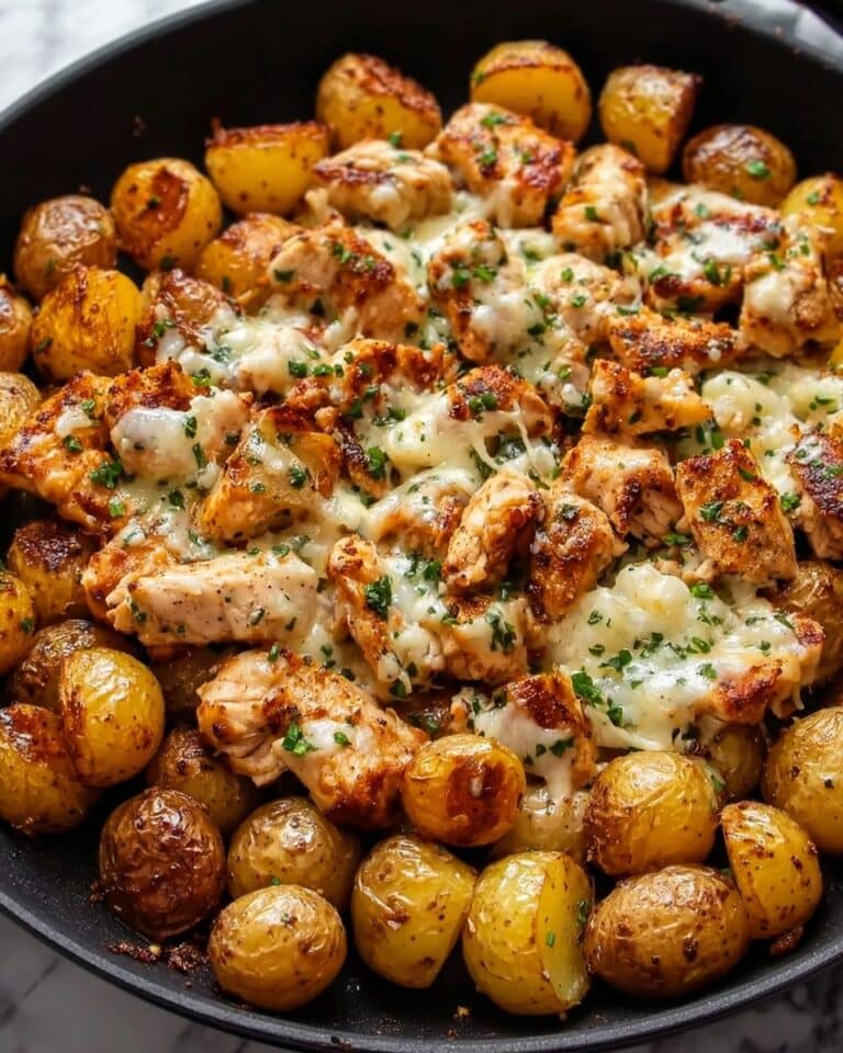 Garlic Parmesan Chicken and Potatoes (One-Pan Dinner) Recipe