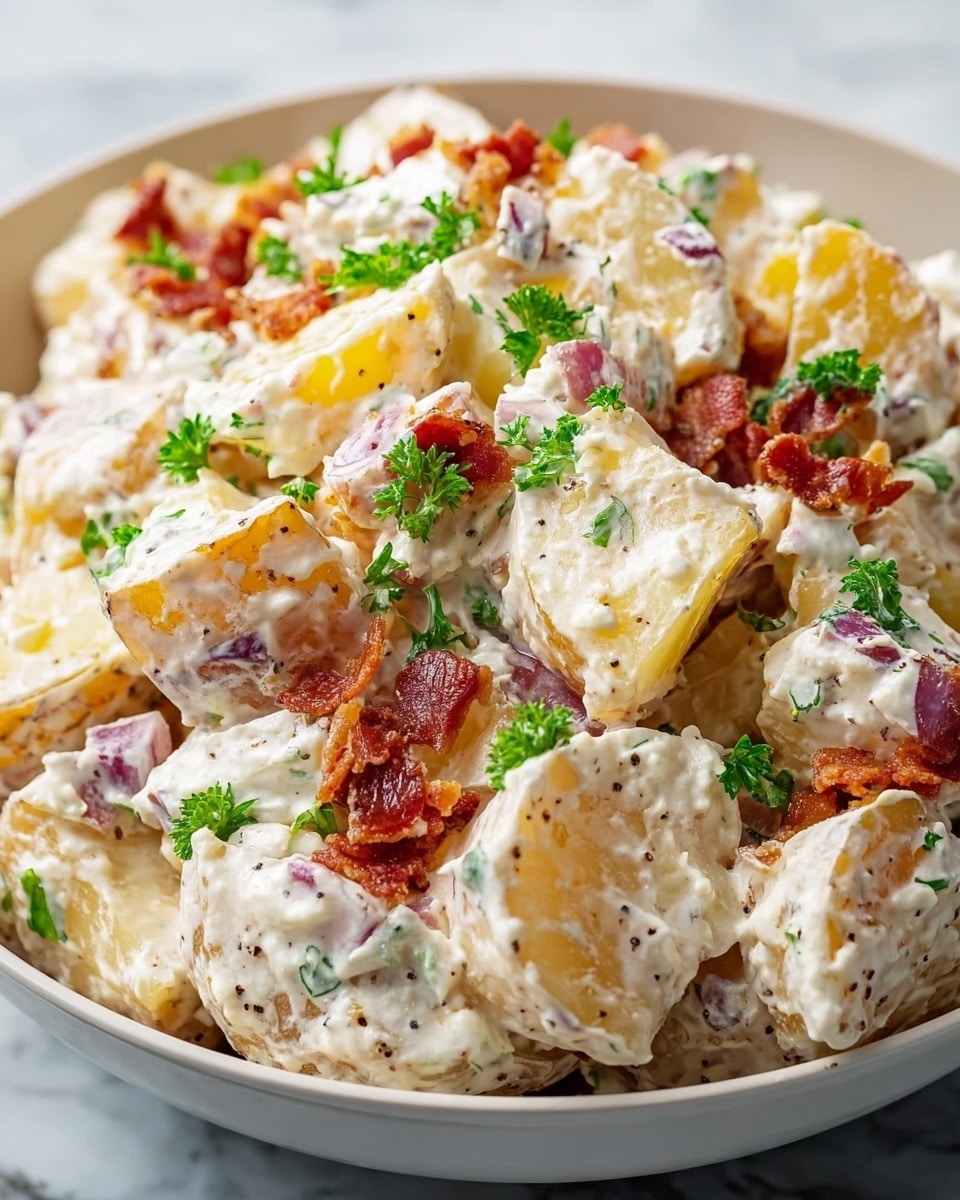 Steakhouse Potato Salad: A Creamy, Flavor-Packed Side Dish Recipe - Recipe Image