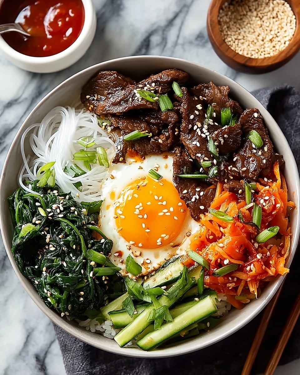 Korean Beef Bibimbap Bowl Recipe - Recipe Image