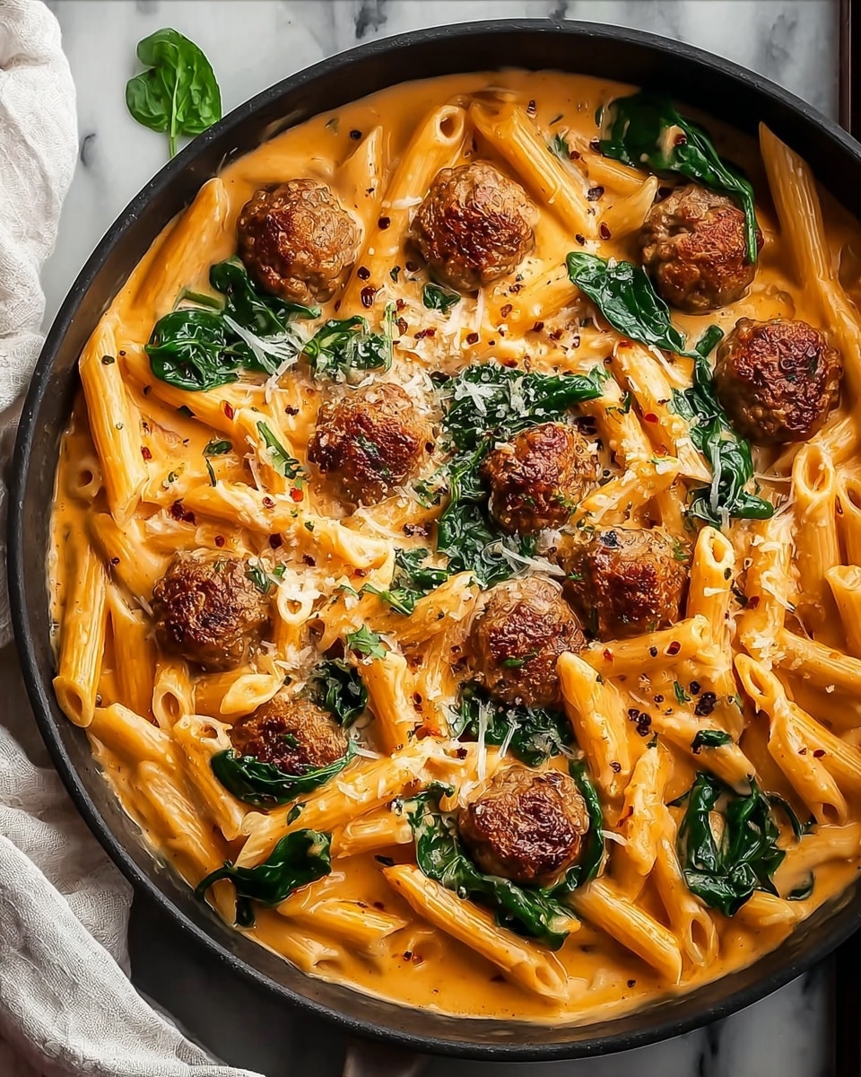 One Pot Creamy Cajun Sausage Pasta Recipe - Recipe Image