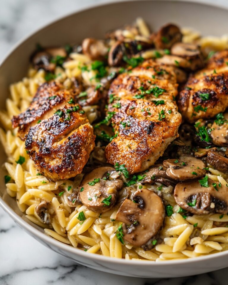 Marsala Chicken Orzo Recipe