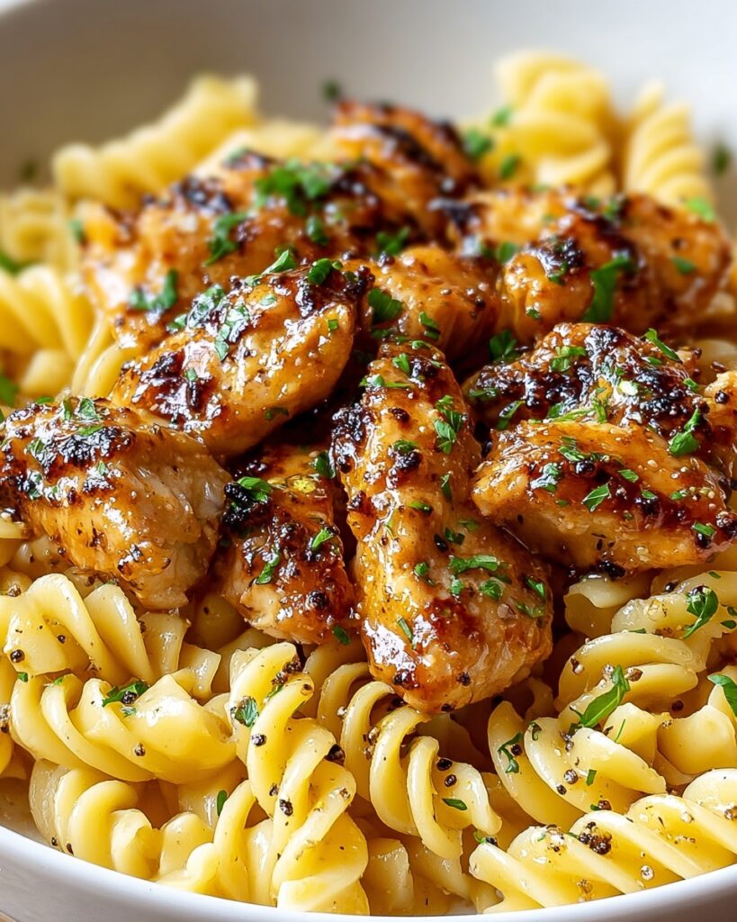 Honey Pepper Chicken Pasta Recipe