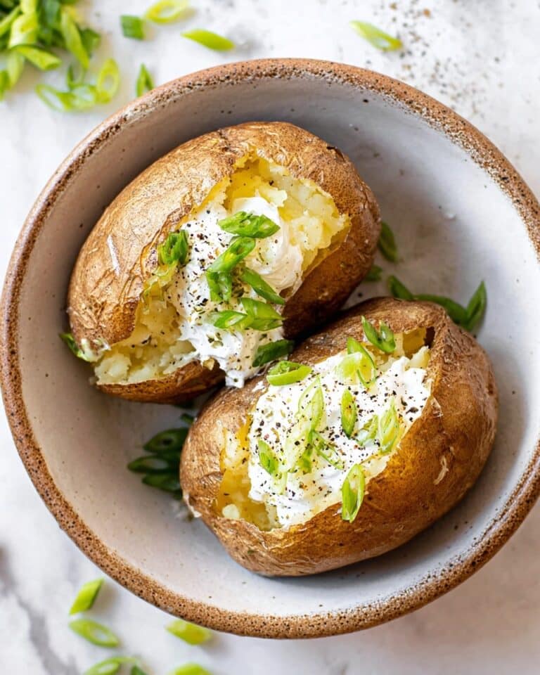 Perfect Oven-Baked Russet Potato Recipe