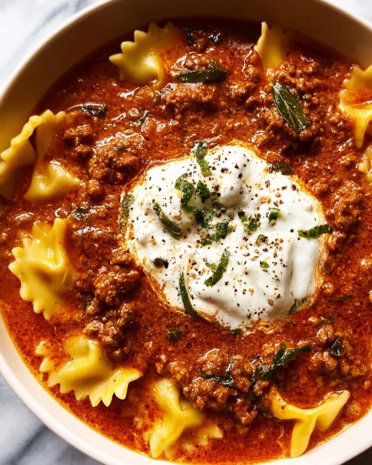 Mouthwatering One Pot Lasagna Soup Recipe