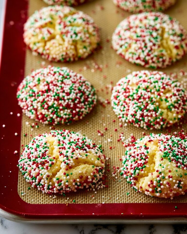 Gooey Butter Cookies with Sprinkles Recipe