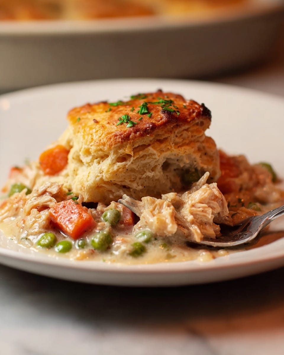 Red Lobster-Style Chicken Biscuit Pot Pie Recipe - Recipe Image