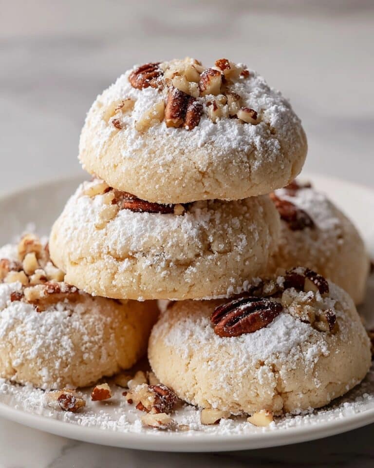 Buttery Pecan Snowball Cookies Recipe