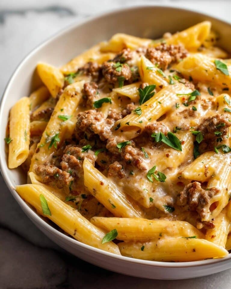 High Protein Creamy Beef Pasta Recipe for Quick Weeknight Dinners Recipe