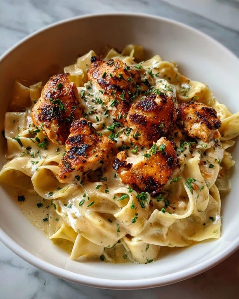 Chicken with Buttered Noodles Recipe