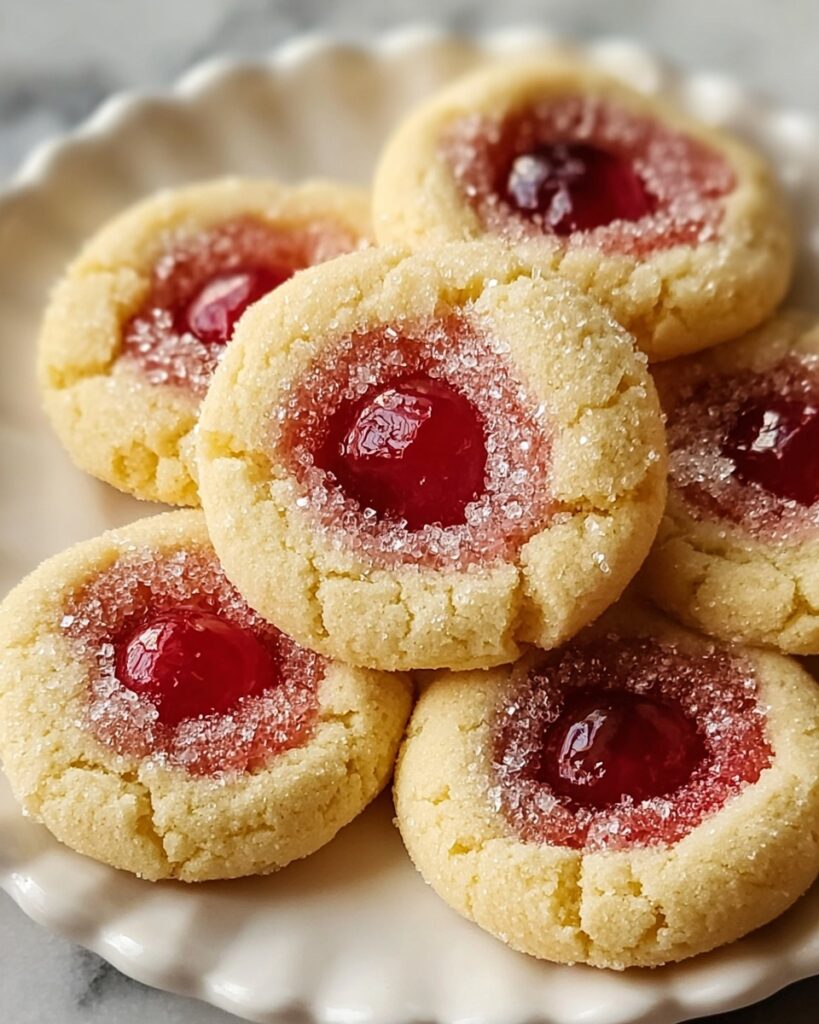 Cherry Almond Amish Sugar Cookies Recipe