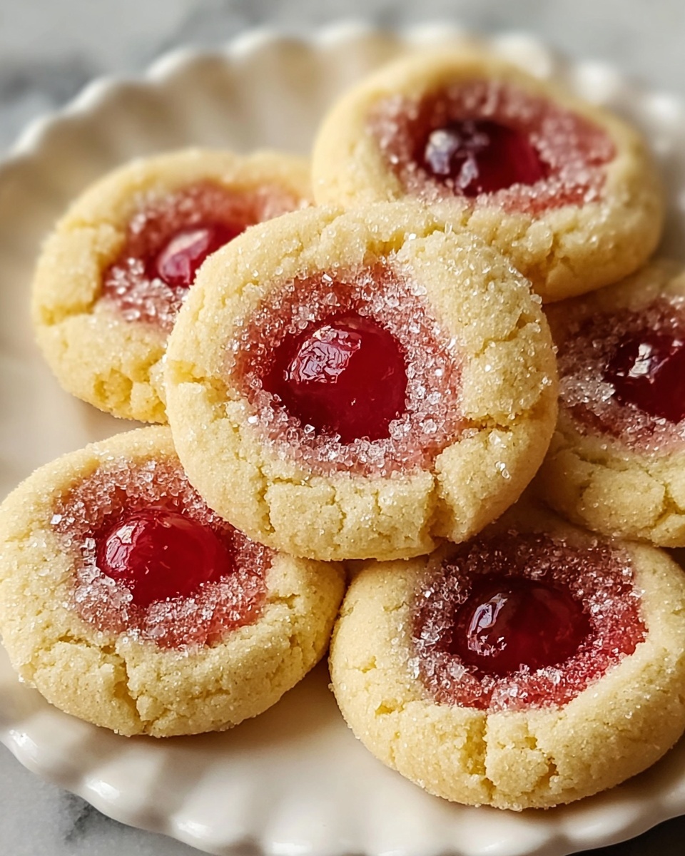 Cherry Almond Amish Sugar Cookies Recipe - Recipe Image