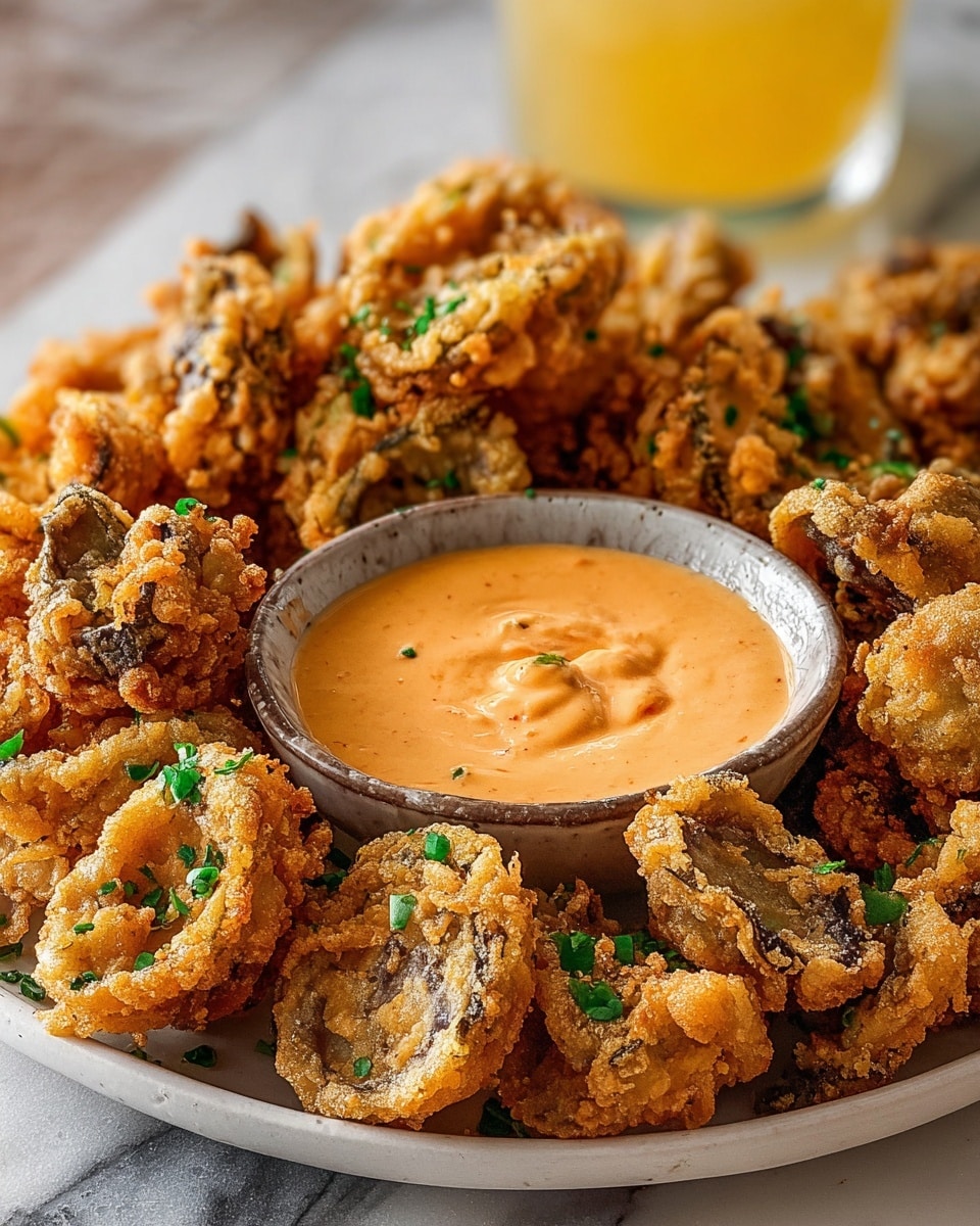 Crispy Fried Oysters with Cajun Remoulade Sauce Recipe - Recipe Image
