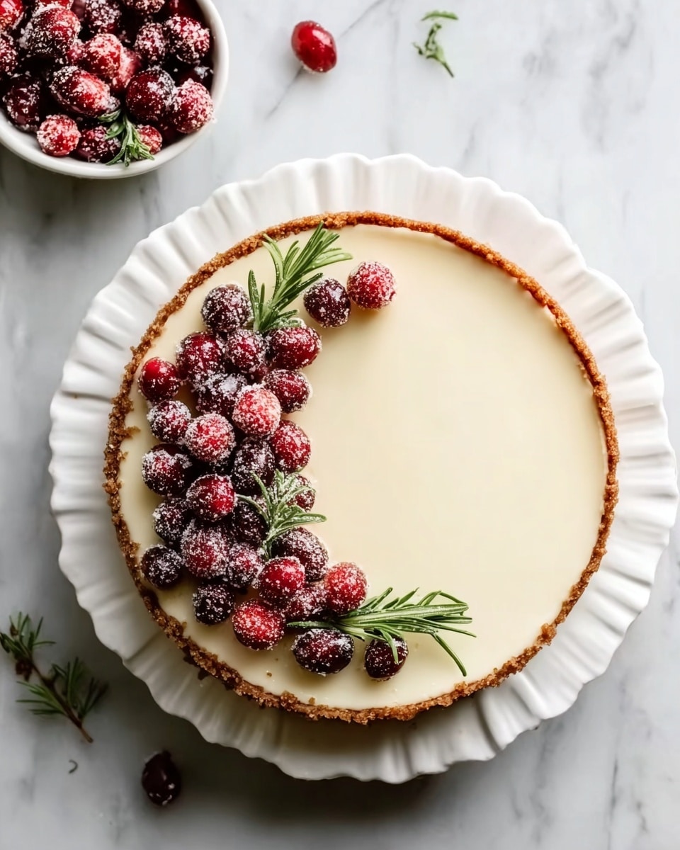 White Chocolate Cranberry Tart Recipe - Recipe Image