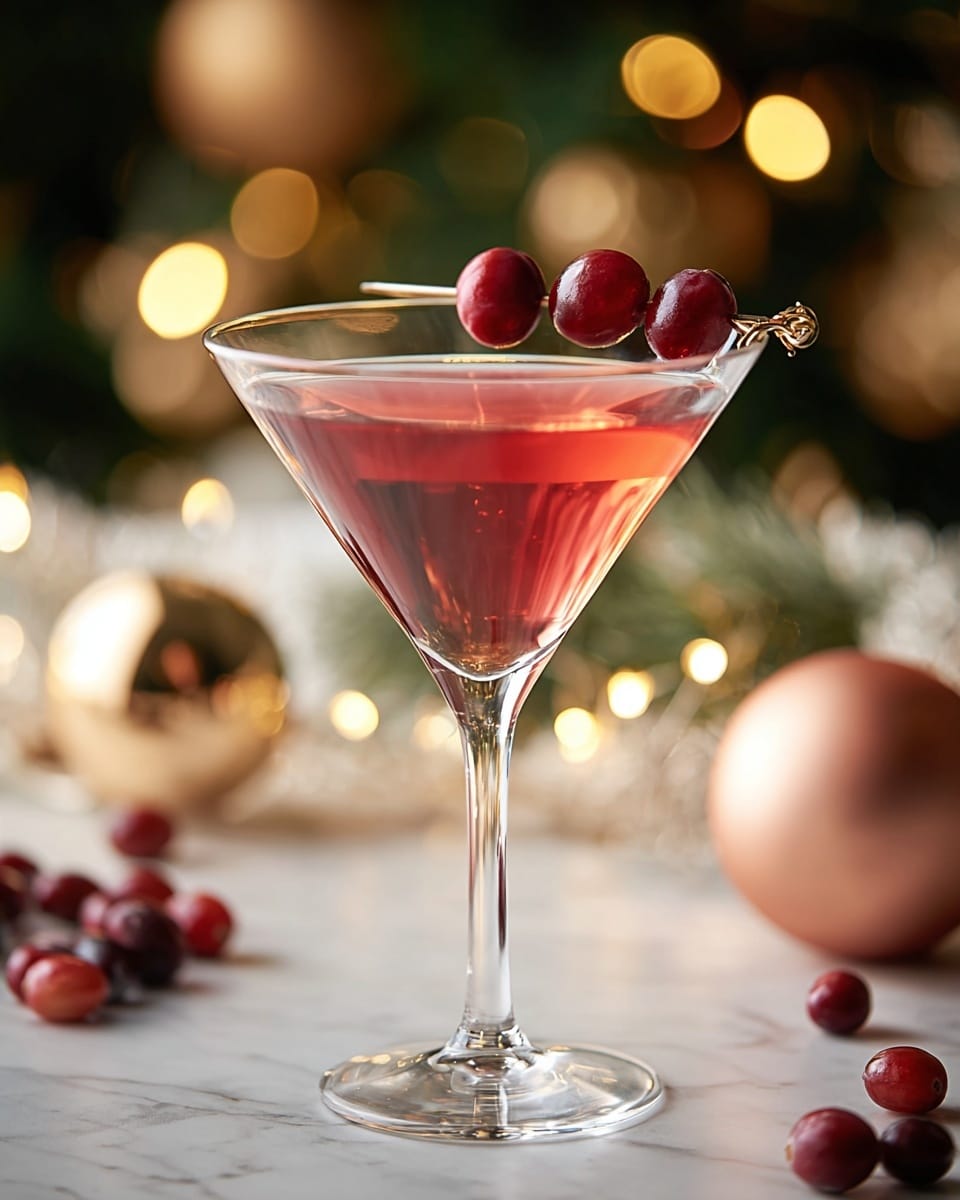 Cranberry Martini Recipe - Recipe Image