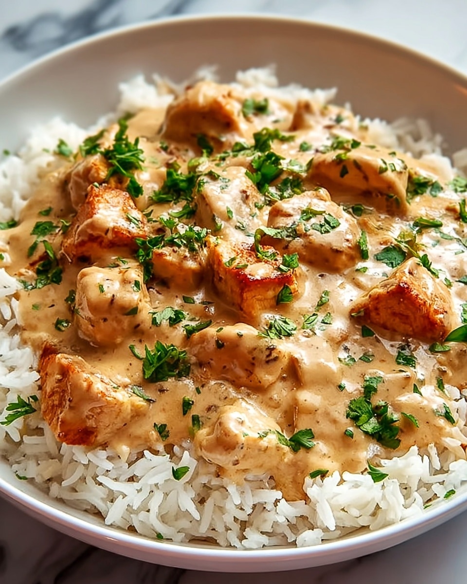 Best Smothered Chicken and Rice Recipe - Recipe Image