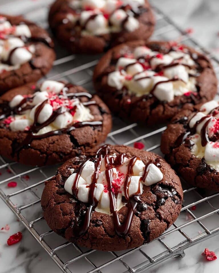 Peppermint Hot Chocolate Cookies Recipe