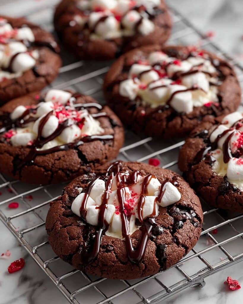 Peppermint Hot Chocolate Cookies Recipe