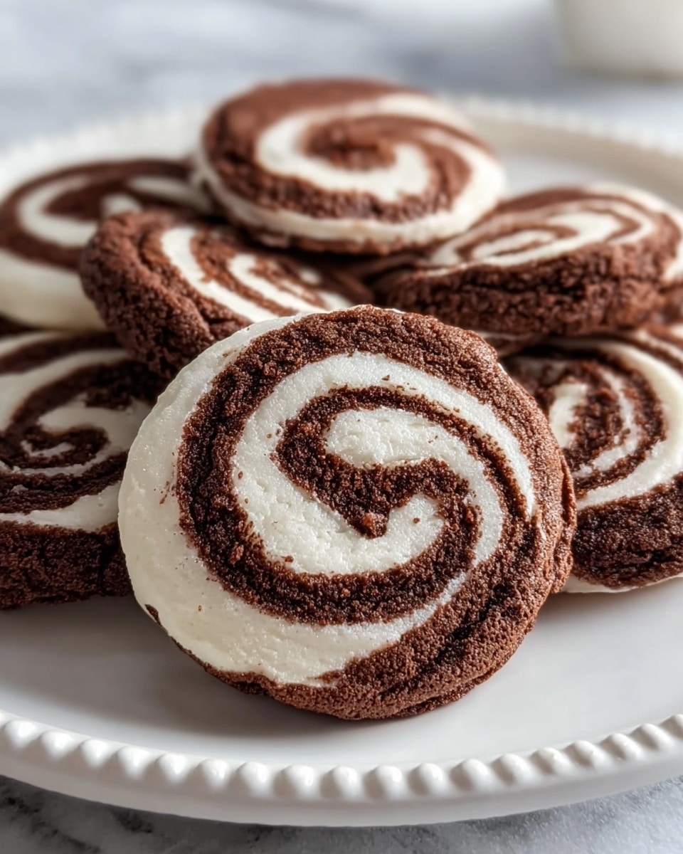 Chocolate Marshmallow Swirl Cookies Recipe - Recipe Image