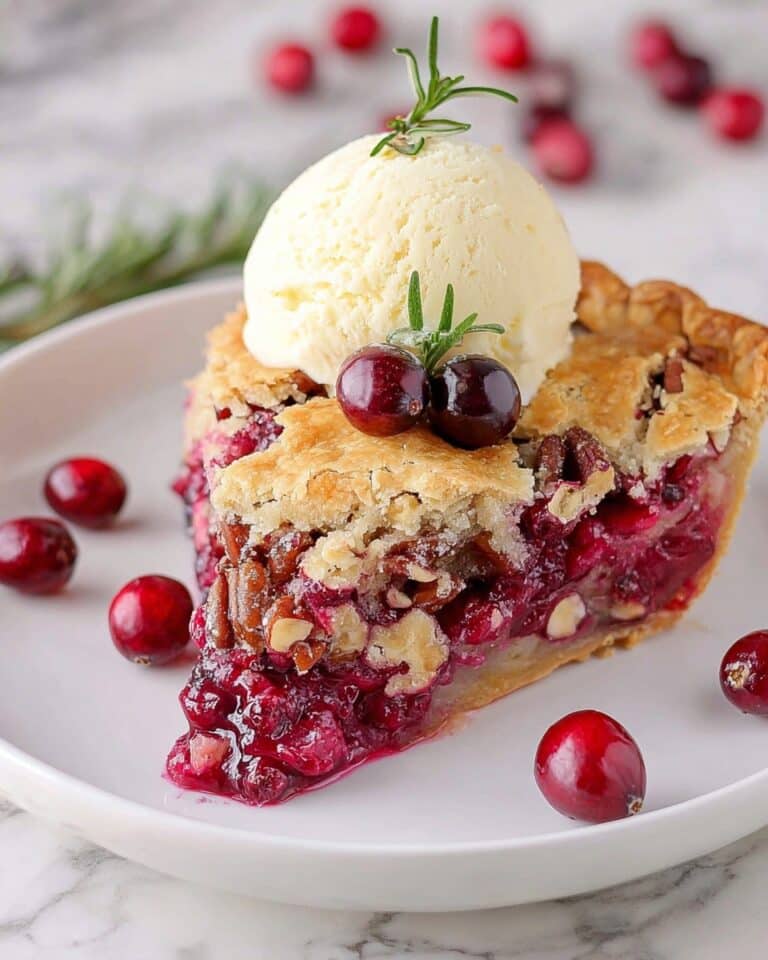 Nantucket Holiday Cranberry Pie Recipe