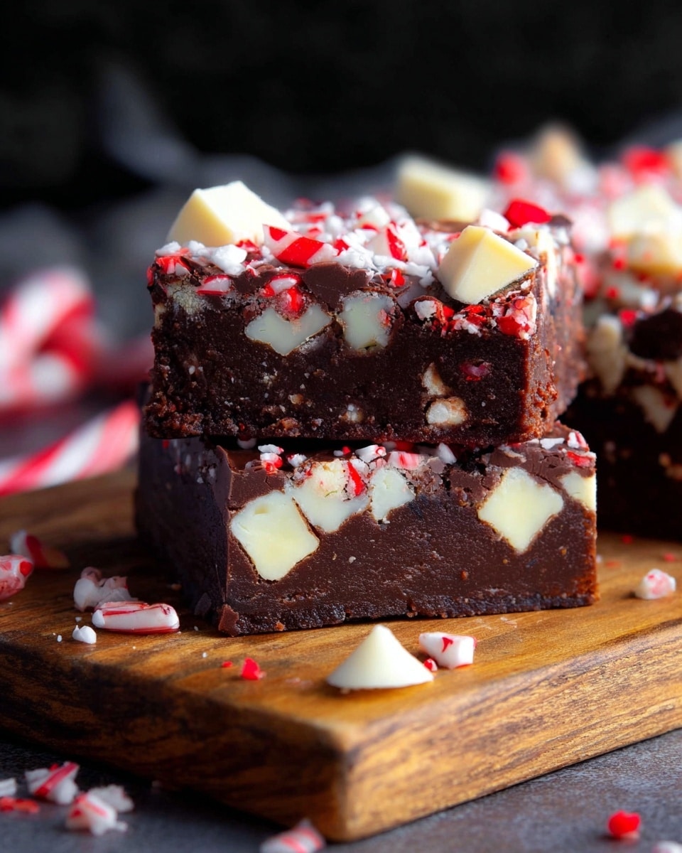 Peppermint Chunk Fudge Recipe - Recipe Image