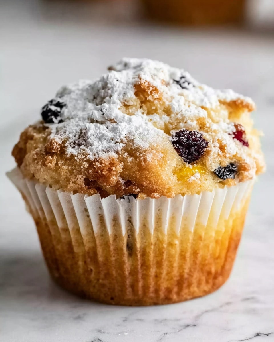 Moist Christmas Stollen Muffins Recipe