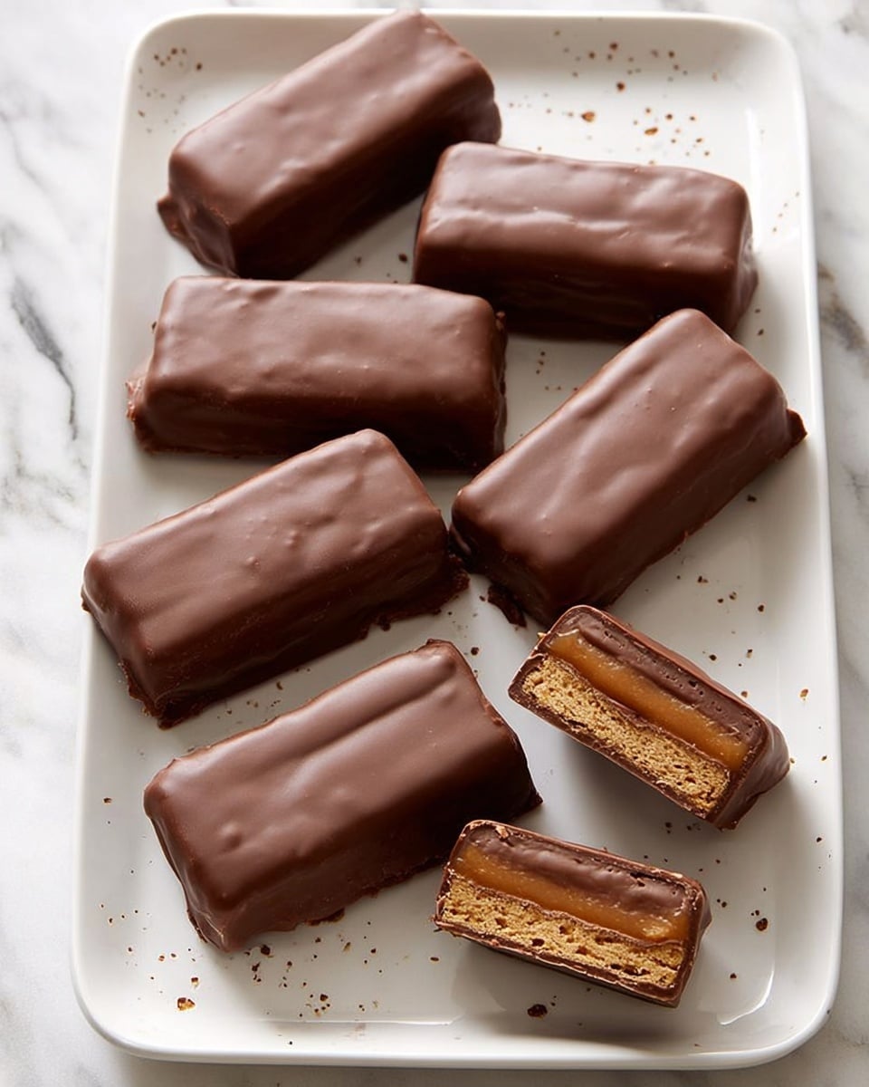 Chocolate Peanut Butter Grahams Recipe - Recipe Image