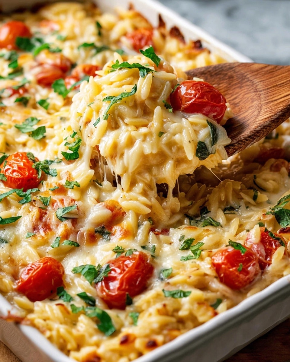 Orzo Tuscan Chicken Bake Recipe - Recipe Image