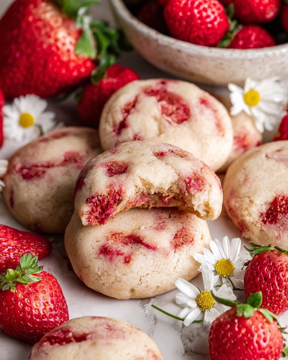 Strawberry Cheesecake Cookies Recipe - Recipe Image
