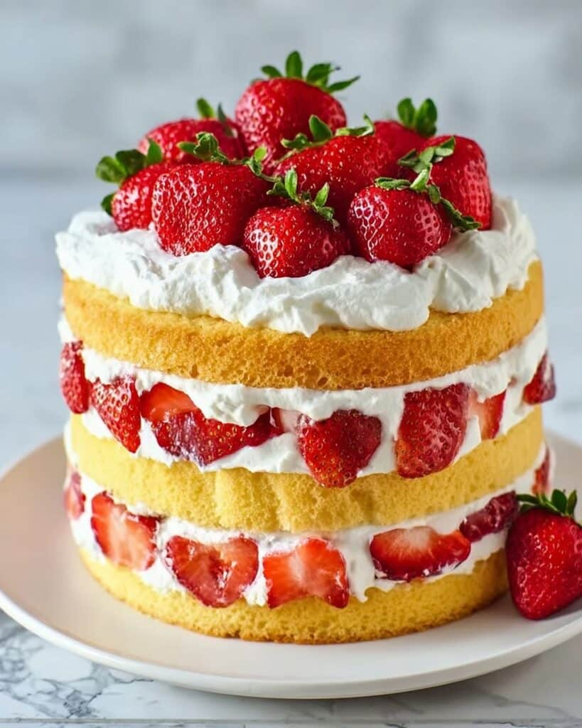 Strawberry Shortcake Cake Recipe