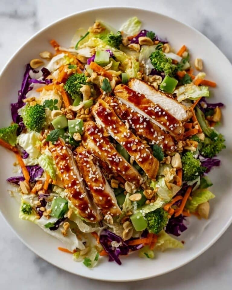 Sesame Chicken Cabbage Crunch Salad Recipe