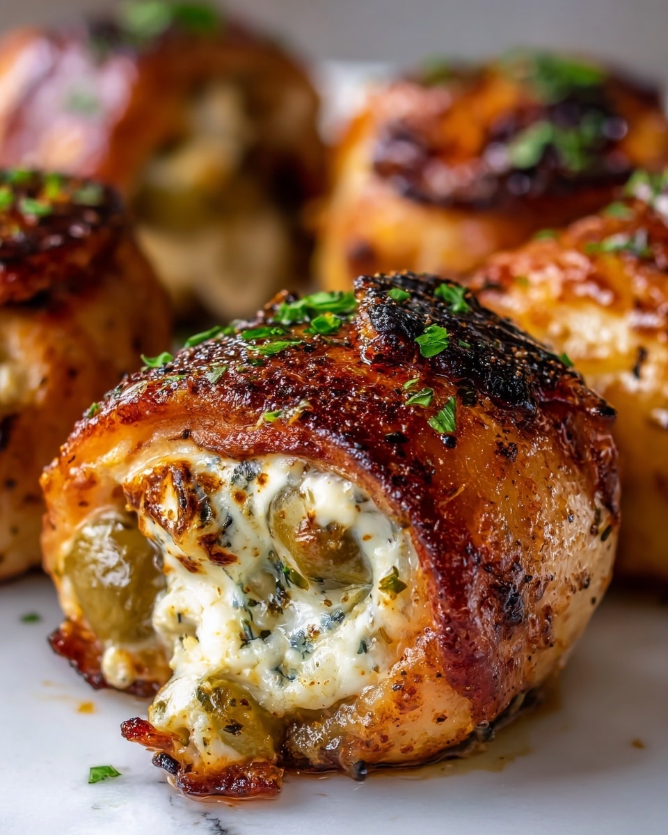 Smoked Jalapeno Stuffed Chicken Bombs Recipe - Recipe Image