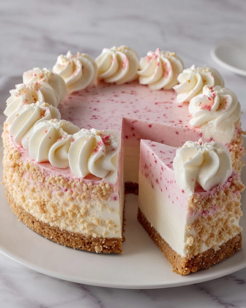 Strawberry Crunch Cheesecake Recipe