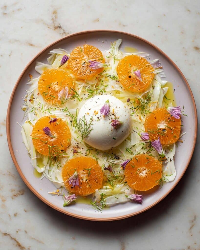 Burrata, Fennel & Mandarin Salad Recipe