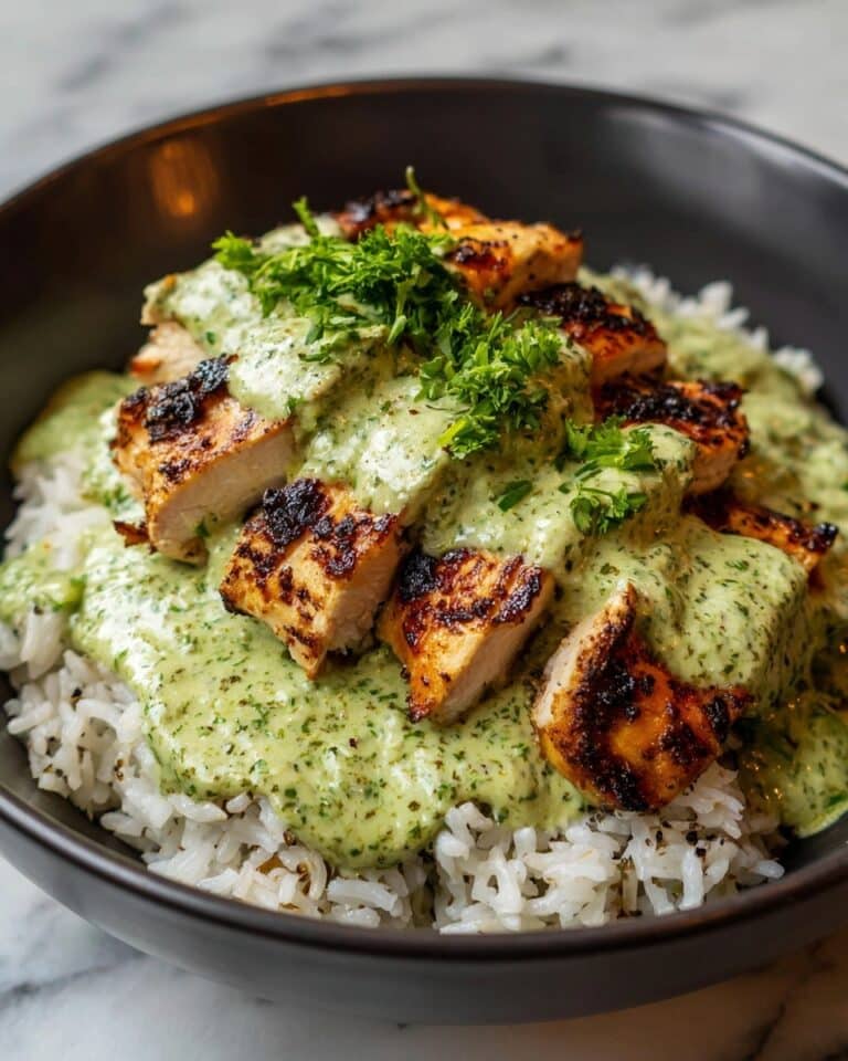 Peruvian Chicken with Aji Verde and Cilantro Rice Recipe
