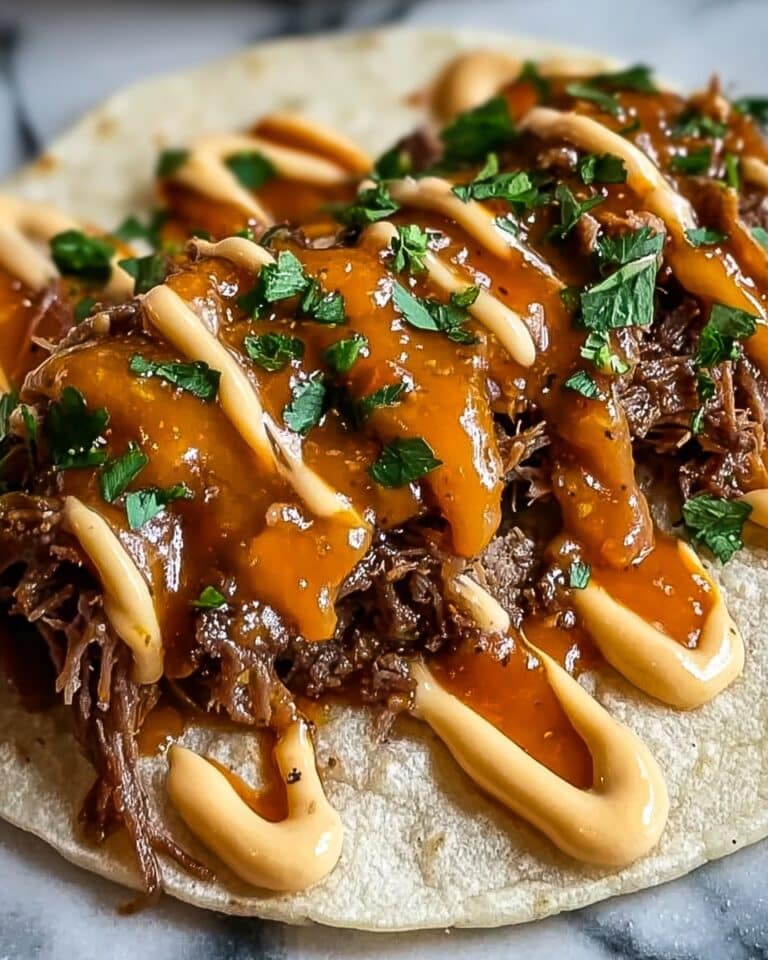 Garlic Butter Honey BBQ Tacos Recipe