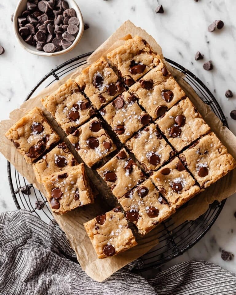 Chocolate Chip Cookie Bars Recipe
