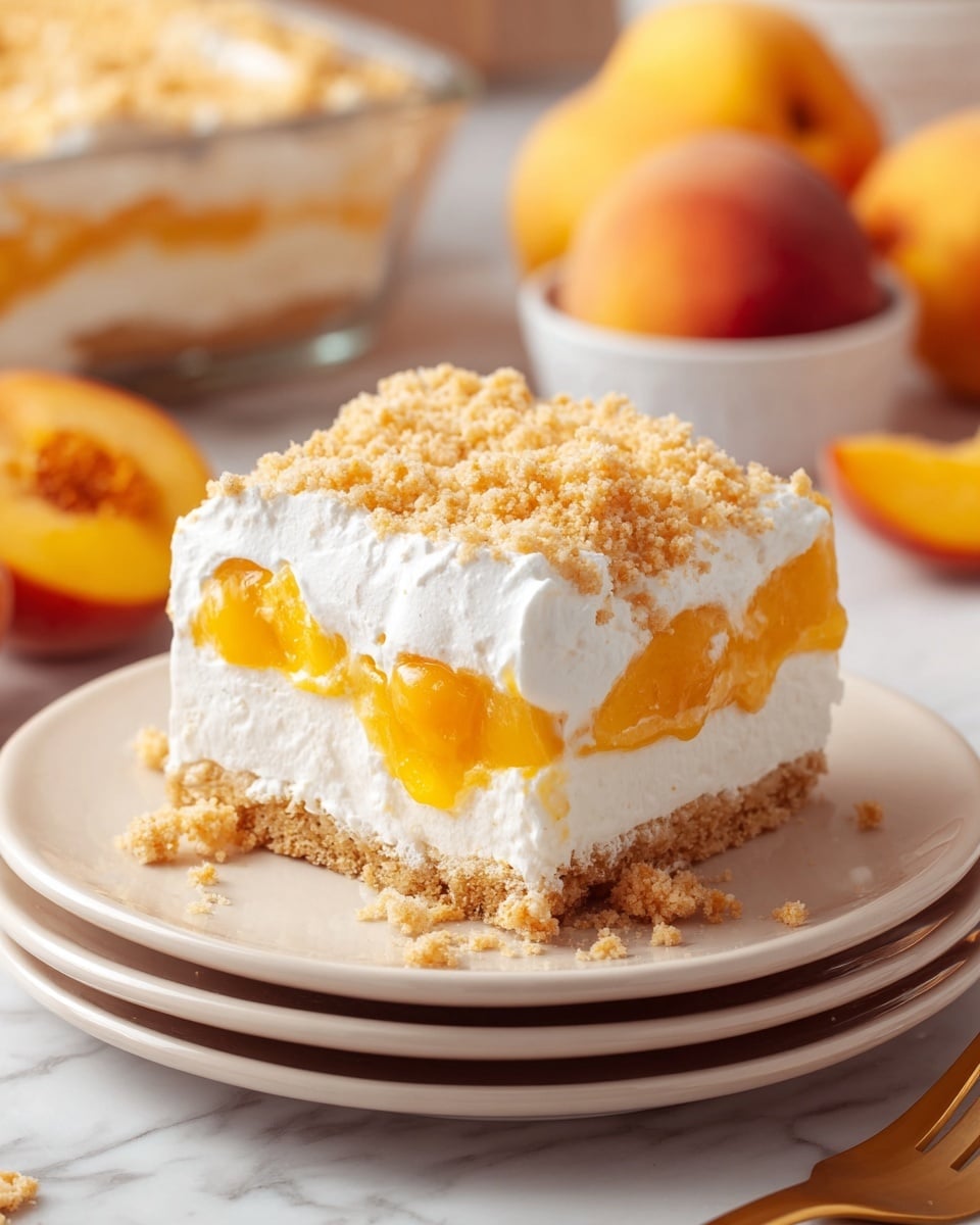 Peaches and Cream Dream Delight Recipe - Recipe Image