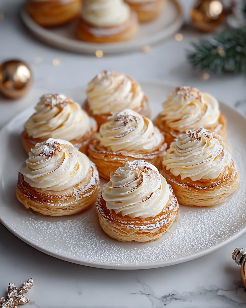 Eggnog Cream Puffs Recipe - Recipe Image