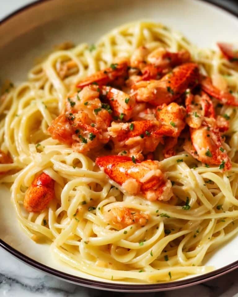 Lobster Pasta with Creamy Parmesan and Fresh Herbs Recipe