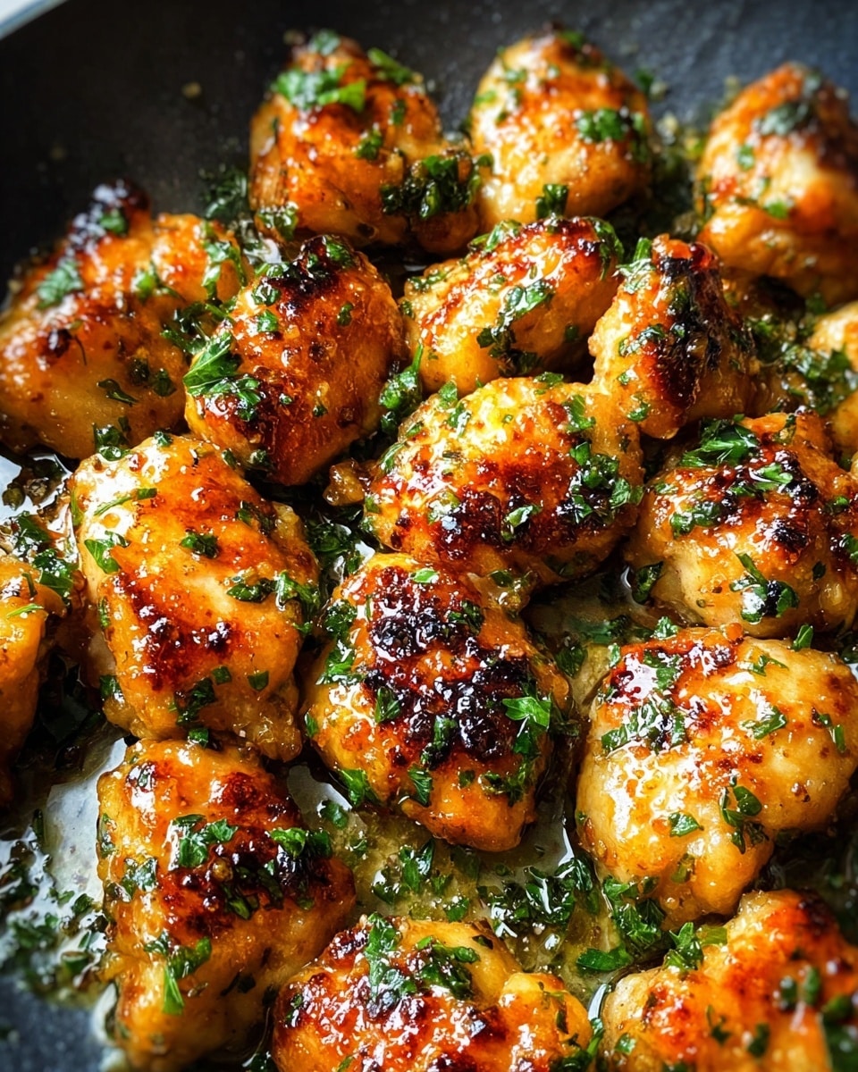 15-Minute Garlic Butter Chicken Bites Recipe - Recipe Image