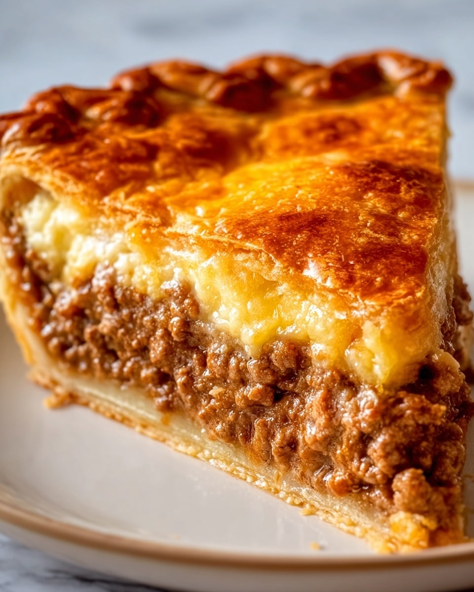 How to Bake the Ultimate Homemade Cheeseburger Pie Recipe - Recipe Image