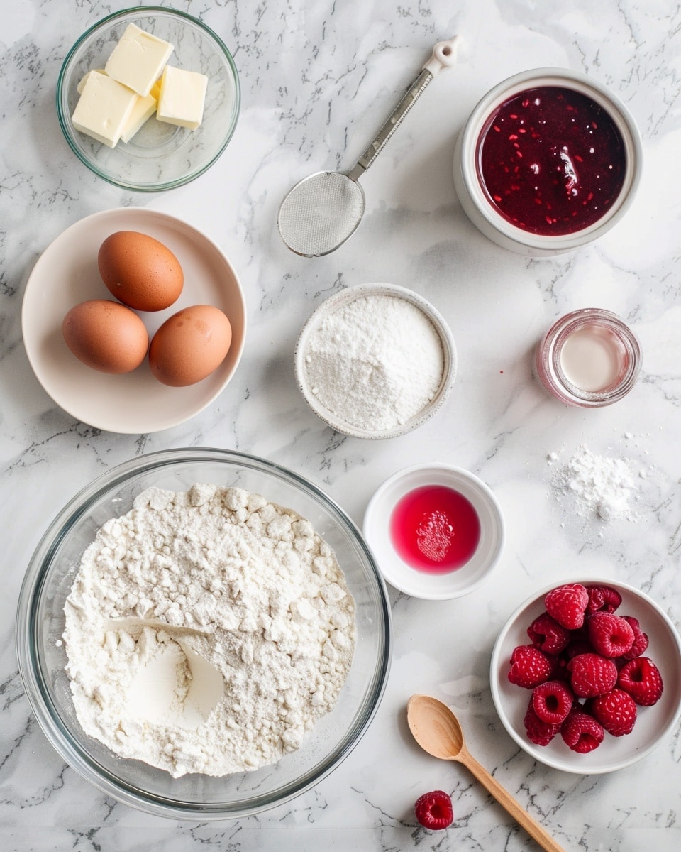 Single white plate holding one thick raspberry swirl cookie with one bite taken, close-up angled shot revealing the soft, tender interior texture filled with vibrant pink and red swirls of raspberry, fine sugar crystals sparkling on top, garnished with a few fresh raspberries around the cookie, set on a white marble surface with natural lighting, intimate food blog style photo taken with an iphone --ar 4:5 --v 7