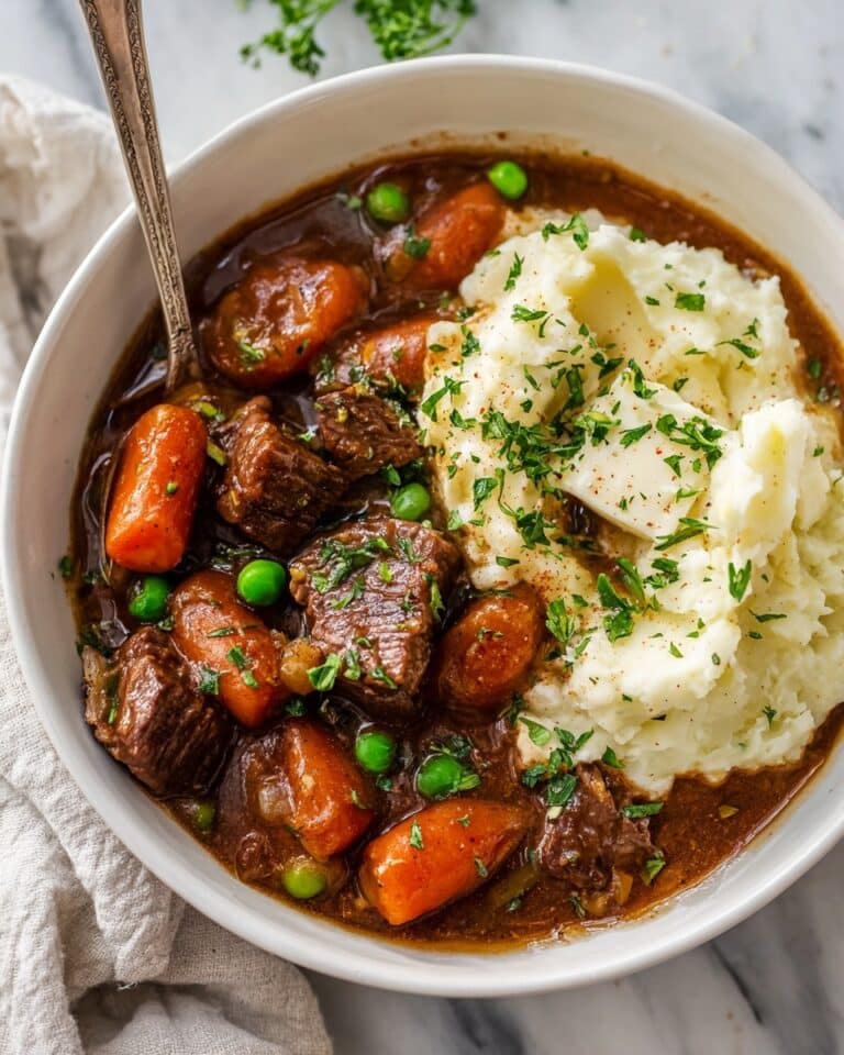 Irish Stew With Mashed Potatoes Recipe