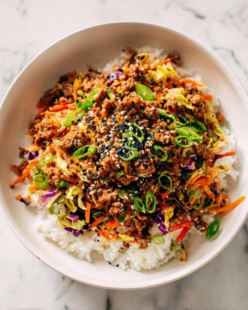 20-Minute Egg Roll Bowls Recipe