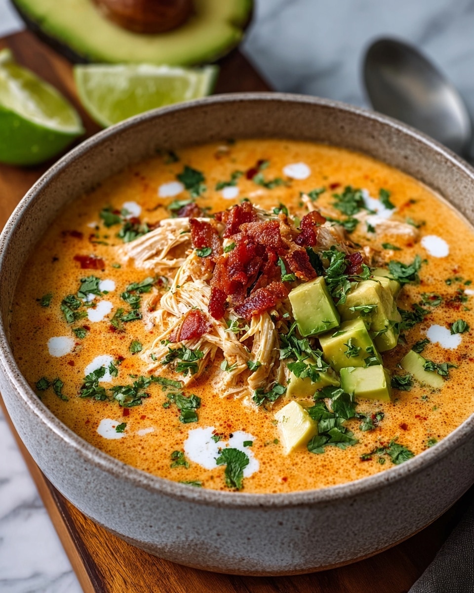 Creamy Chicken Enchilada Soup Recipe - Recipe Image