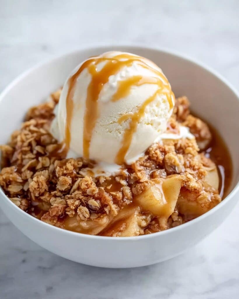 Healthy High Protein Apple Crisp Recipe